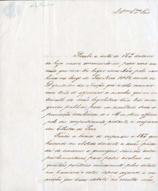 CARTA DATADA: 1848/12/29 (13 – Travessa de S.to Antonio)