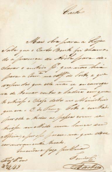 CARTA DATADA: 1849/08/30