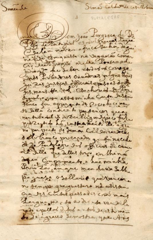 CARTA DE SENTENÇA DE SIMAO CALDEIRA DE CASTELO BRANCO