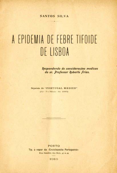 EPIDEMIA DE FEBRE TIFOIDE DE LISBOA