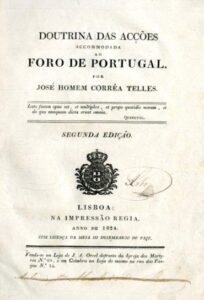 DOUTRINA DAS ACÇOES ACOMODADA AO FORO DE PORTUGAL