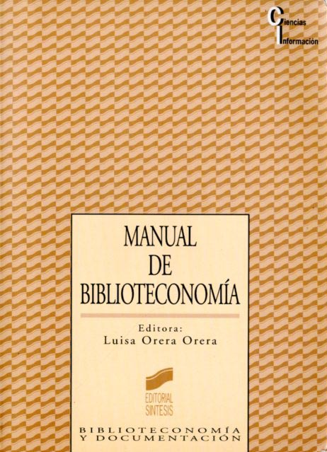 MANUAL DE BIBLIOTECONOMIA