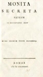 MONITA SECRETA PATRUM SOCIETATIS JESU