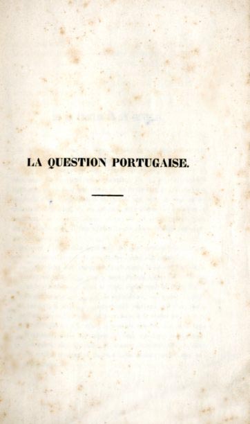 QUESTION PORTUGAISE