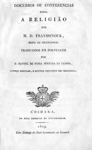 DISCURSOS OU CONFERENCIAS SOBRE A RELIGIAO
