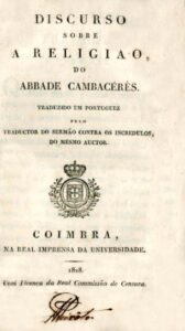 DISCURSO SOBRE A RELIGIAO