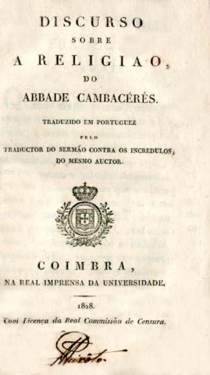 DISCURSO SOBRE A RELIGIAO