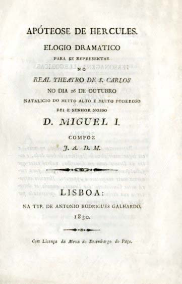 APOTEOSE DE HERCULES