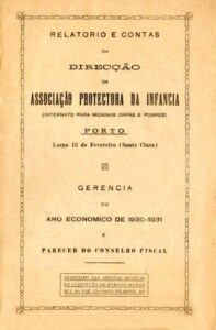 RELATORIO E CONTAS DA DIRECÇAO DA ASSOCIAÇAO PROTECTORA DA INFANCIA