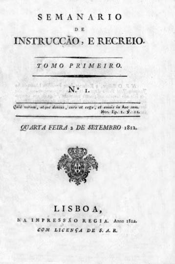 SEMANARIO DE INSTRUÇAO E RECREIO