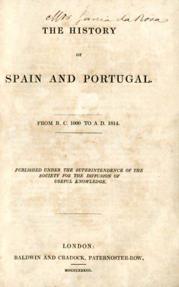 HISTORY OF SPAIN AND PORTUGAL