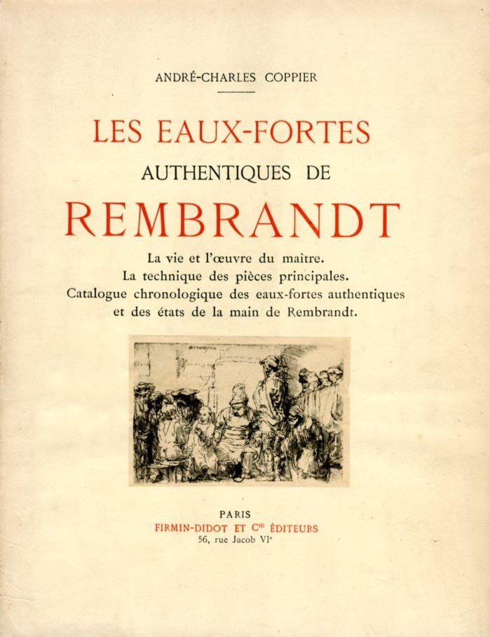 EAUX-FORTES AUTHENTIQUES DE REMBRANDT