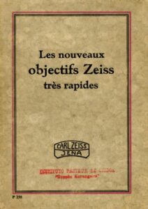 NOUVEAUX OBJECTIFS ZEISS TRES RAPIDES