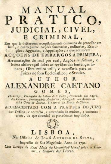 MANUAL PRATICO JUDICIAL CIVEL E CRIMINAL