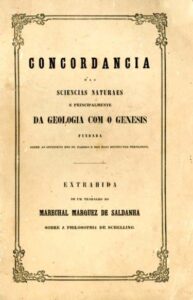 CONCORDANCIA DAS CIENCIAS NATURAIS E PRINCIPALMENTE DA GEOLOGIA COM O GENESIS