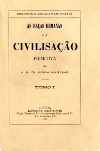 RAÇAS HUMANAS E A CIVILISAÇÃO PRIMITIVA