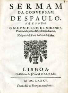 SERMAO DA CONVERSAO DE SAO PAULO