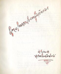 UM ALMOÇO DE CONFIDENCIAS