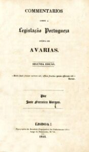 COMENTARIOS SOBRE A LEGISLAÇAO PORTUGUESA ACERCA DE AVARIAS