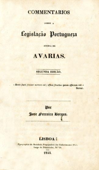 COMENTARIOS SOBRE A LEGISLAÇAO PORTUGUESA ACERCA DE AVARIAS