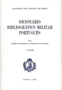 DICIONARIO BIBLIOGRAFICO MILITAR PORTUGUES