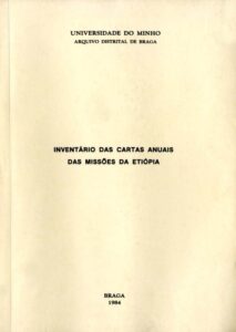 INVENTARIO DAS CARTAS ANUAIS DAS MISSOES DA ETIOPIA