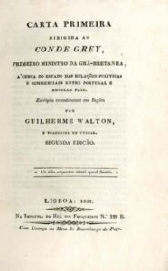 CARTA PRIMEIRA [E SEGUNDA] DIRIGIDA AO CONDE GREY