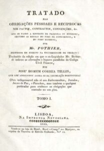 TRATADO DAS OBRIGAÇOES PESSOAIS E RECIPROCAS