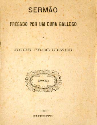 SERMAO PREGADO POR UM CURA GALEGO A SEUS FREGUESES