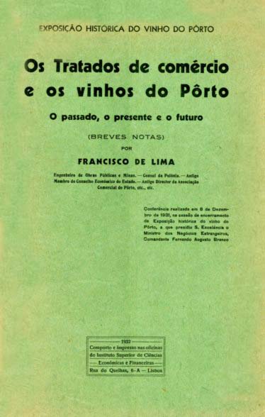TRATADOS DE COMERCIO E OS VINHOS DO PORTO