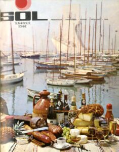 SOL. Revista Portuguesa. Os Vinhos e a Mesa. Arte e Turismo.