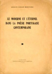 MODERNE ET L'ÉTERNEL DANS LA POÉSIE PORTUGAISE CONTEMPORAINE