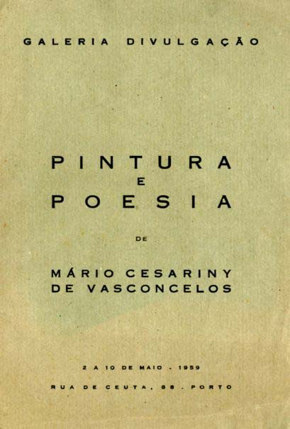 PINTURA E POESIA DE MARIO CESARINY DE VASCONCELOS