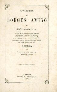 CARTA AO BORGES AMIGO DO JOAO GORRILHA