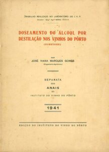DOSEAMENTO DO ALCOOL POR DESTILAÇAO NOS VINHOS DO PORTO