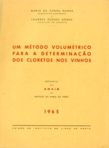 UM METODO VOLUMETRICO PARA A DETERMINAÇAO DOS CLORETOS NOS VINHOS