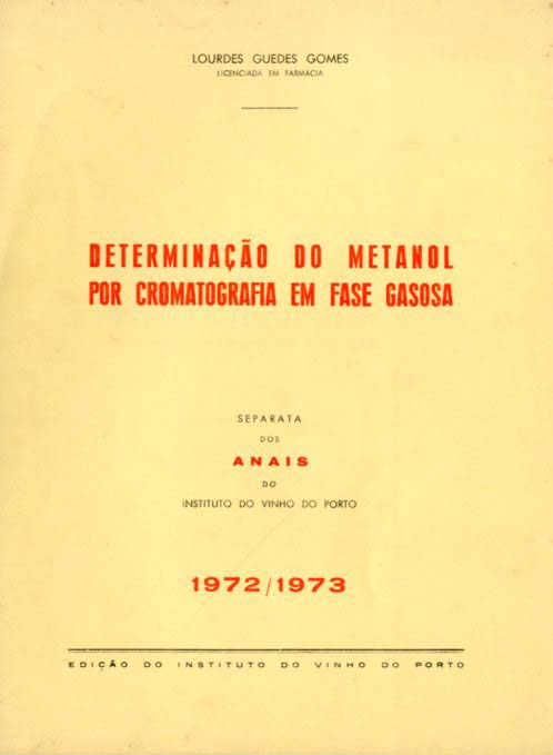 DETERMINAÇAO DO METANOL POR CROMATOGRAFIA EM FASE GASOSA