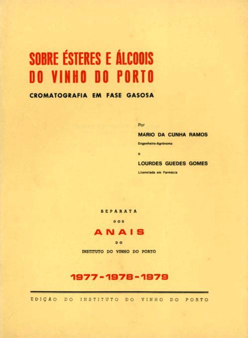 SOBRE ESTERES E ALCOOIS DO VINHO DO PORTO