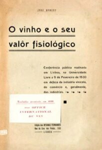 VINHO E O SEU VALOR FISIOLOGICO