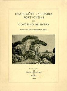 INSCRIÇOES LAPIDARES PORTUGUESAS DO CONCELHO DE SINTRA