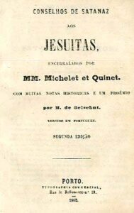 CONSELHOS DE SATANAZ AOS JESUITAS