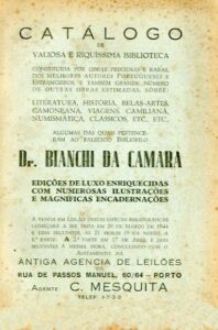 CATALOGO DE VALIOSA E RIQUISSIMA BIBLIOTECA