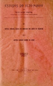 NOTICIA SUMARIA ACERCA DO CONCELHO DOS ARCOS DE VALDEVEZ. NOTICIA SUMARIA ACERCA DO SOAJO