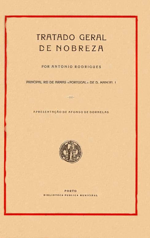 TRATADO GERAL DE NOBREZA