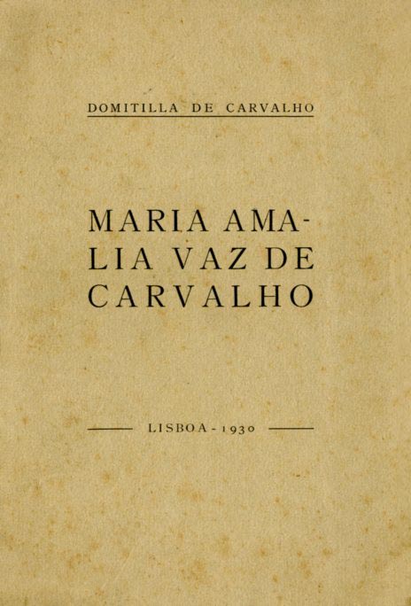 MARIA AMALIA VAZ DE CARVALHO