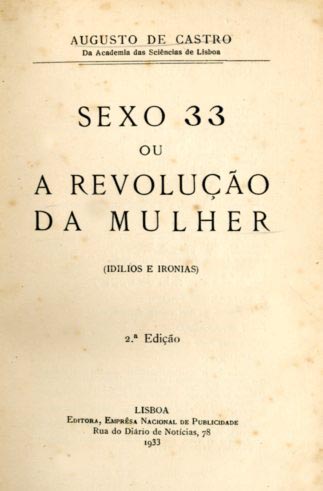 SEXO 33 OU A REVOLUÇAO DA MULHER