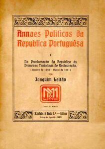 ANAIS POLITICOS DA REPUBLICA PORTUGUESA