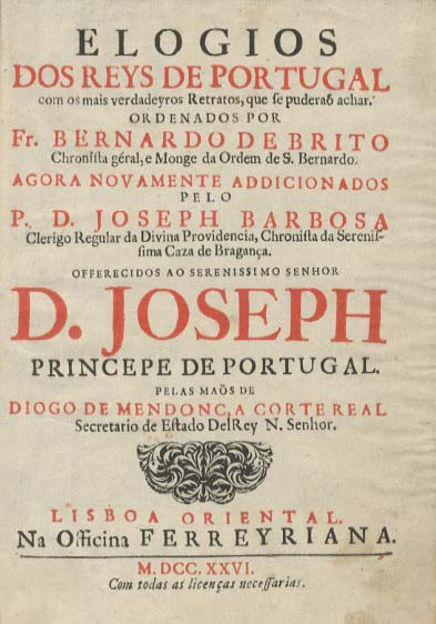 ELOGIOS DOS REIS DE PORTUGAL