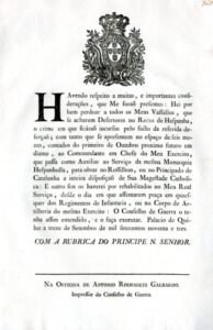 Havendo respeito a muitas e importantes considerações que me foram presentes He