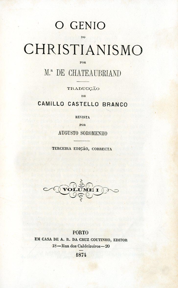 GENIO DO CRISTIANISMO